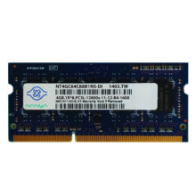 رم لپ تاپ DDR3 تک کاناله 1600مگاهرتز CL11 نانیا مدل PC3L ظرفیت 4 گیگابایت