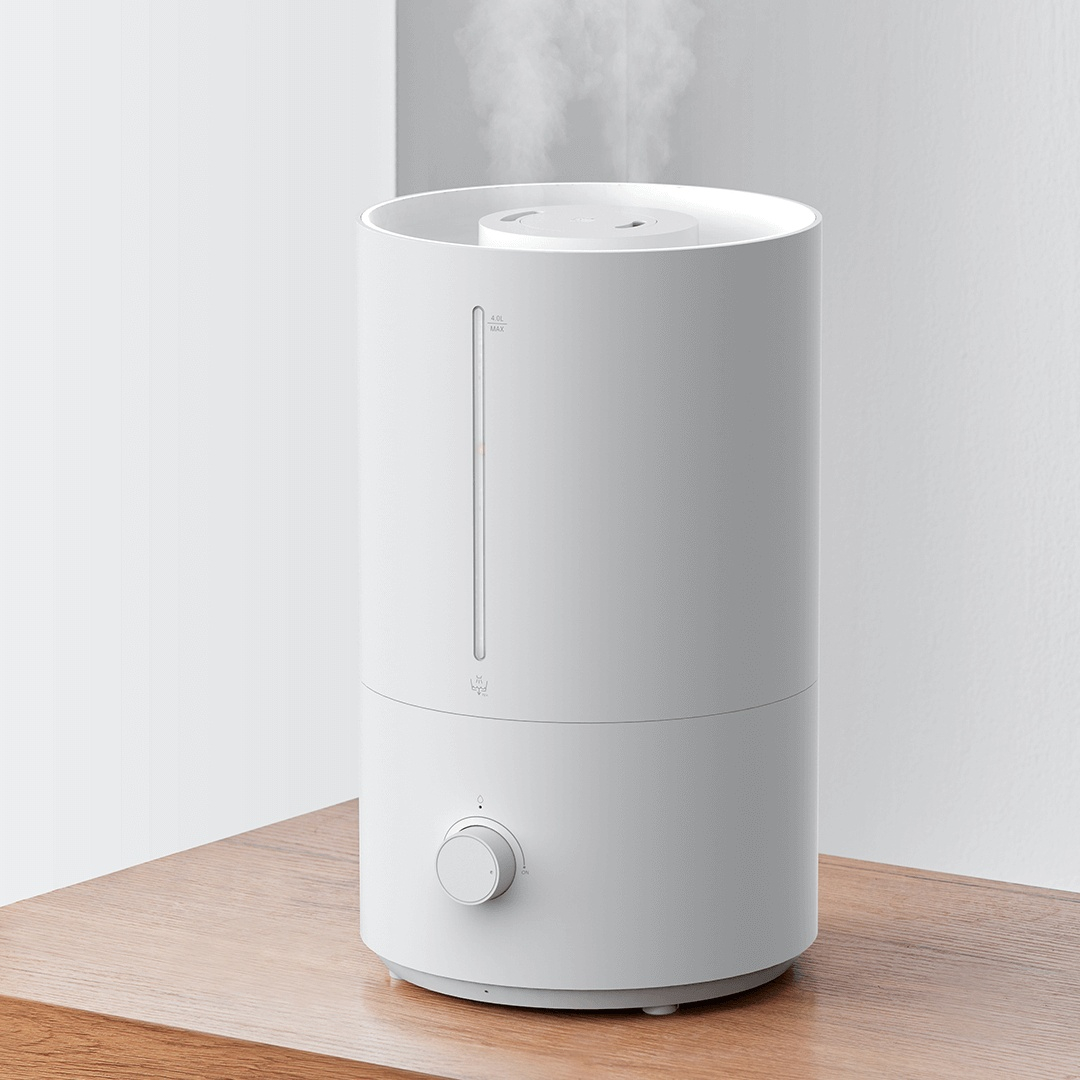 دستگاه بخور و رطوبت‌ساز سرد 4 لیتری برند شیائومی، مناسب برای فضای 35 مترمربع، میزان کارکرد مداوم 13 ساعت، منبع انرژی برق، دارای قابلیت خاموشی خودکار بعد از اتمام آب، مدل Humidifier 2 Lite Europe Version