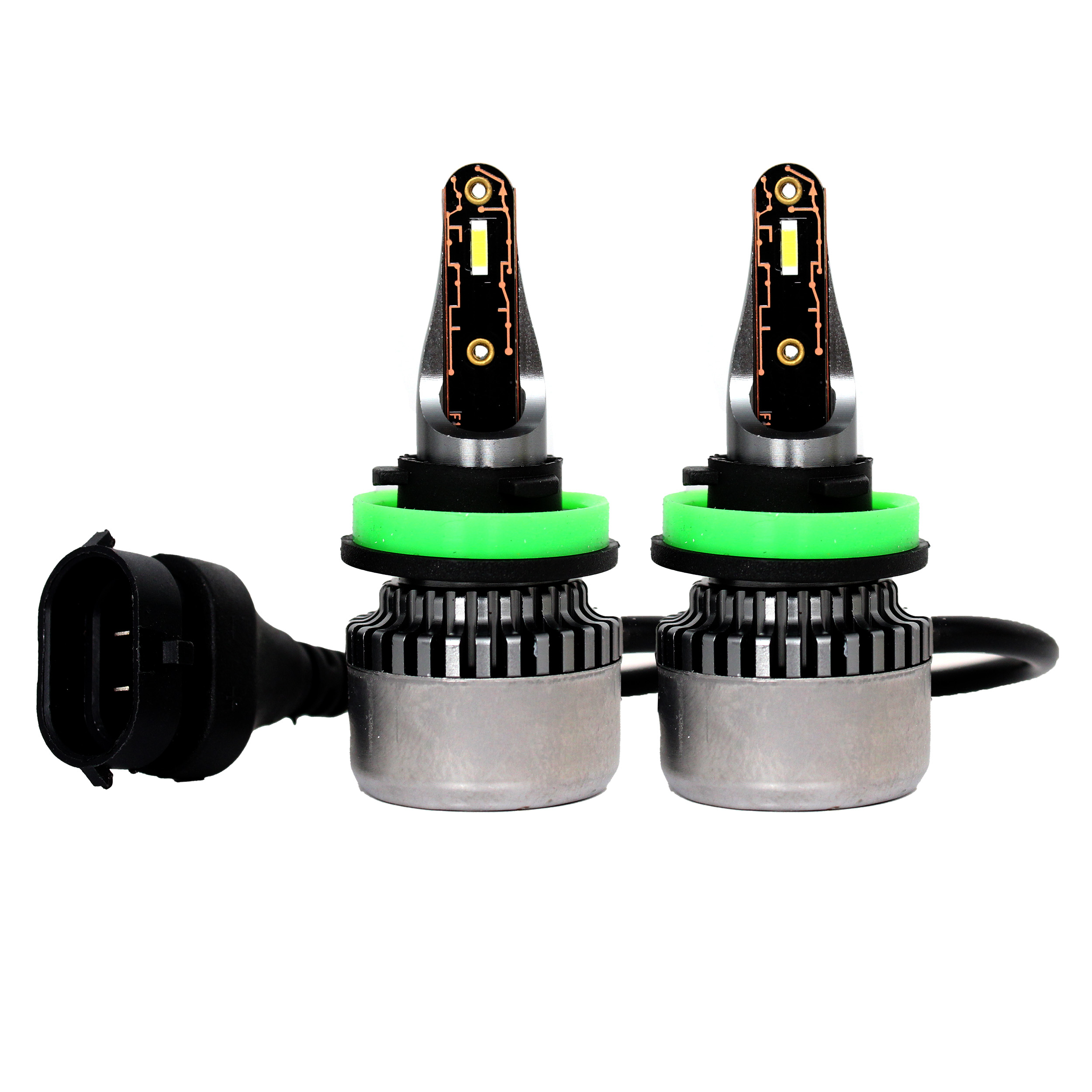 لامپ هدلایت خودرو سام مدل H11 بسته دو عددی