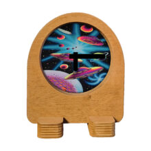 ساعت رومیزی طرح کهکشان کد 190