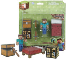 اکشن فیگور مدل Minecraft OverWorld Survival مجموعه 6 عددی