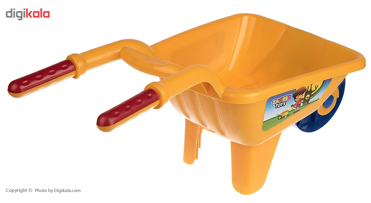 ست شن بازی زرین تویز مدل Super Wheelbarrows E11