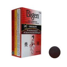 پودر رنگ مو بیگن شماره 45 وزن 6 گرم رنگ شکلاتی