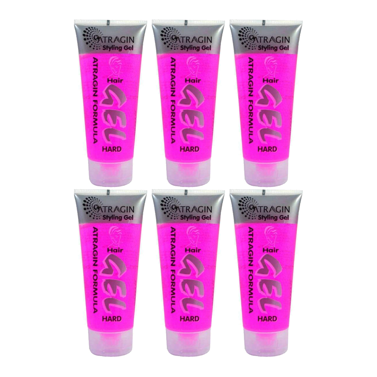 ژل مو عطر آگین مدل Hard حجم 200 میلی لیتر مجموعه 6 عددی