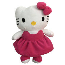 عروسک طرح گربه کیتی ارتفاع 30 سانتی متر