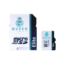 کارت حافظه microSDHC کوئین تک مدل Elite 433X کلاس 10 استاندارد UHS-I U1 سرعت 65MBps ظرفیت 16 گیگابایت به همراه آداپتور SD