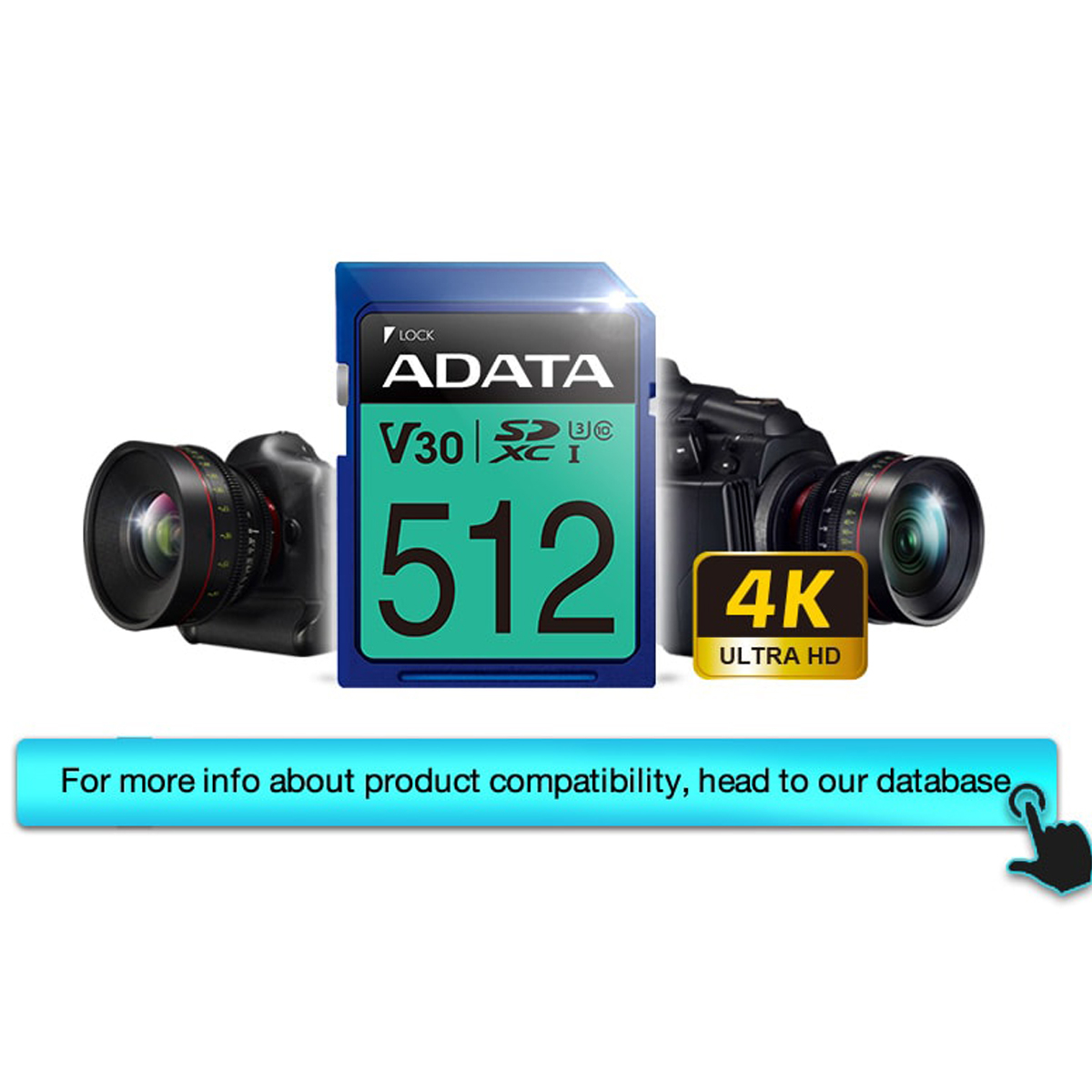 کارت حافظه‌ SDXC ای دیتا مدل Premier Pro کلاس 10 استاندارد UHS-I U3 سرعت 100MBps ظرفیت 512 گیگابایت