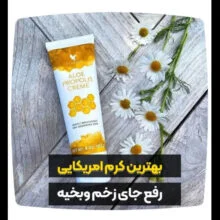 کرم مرطوب کننده فوراور لیوینگ پروداکتس مدل آلوئه پروپولیس مناسب انواع پوست حجم 113 میلی لیتر