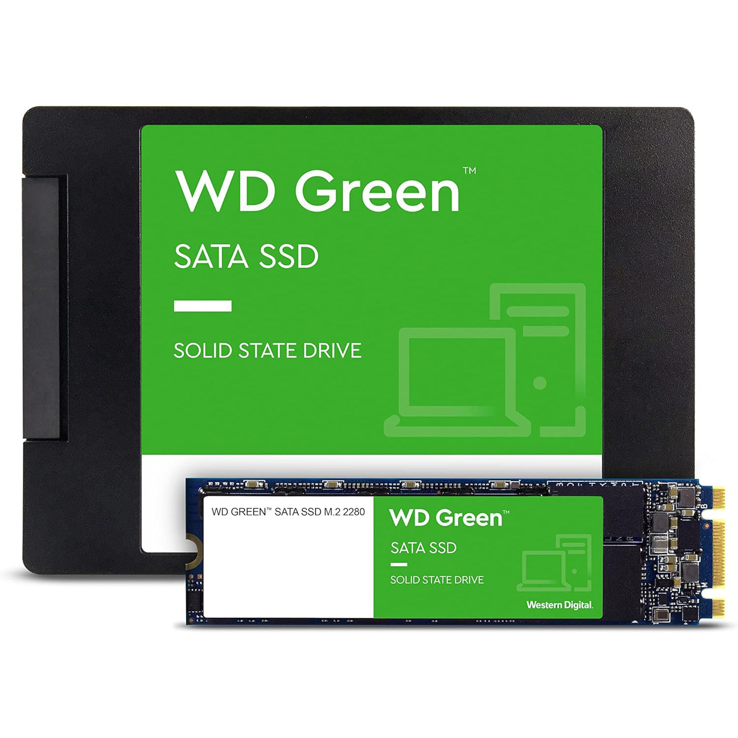 حافظه SSD وسترن دیجیتال مدل GREEN ظرفیت 480 گیگابایت