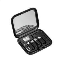 کابل تبدیل USB-C/USB به لایتنینگ/USB-C/MicroUSB بیوا مدل C-18 طول 0.28 متر