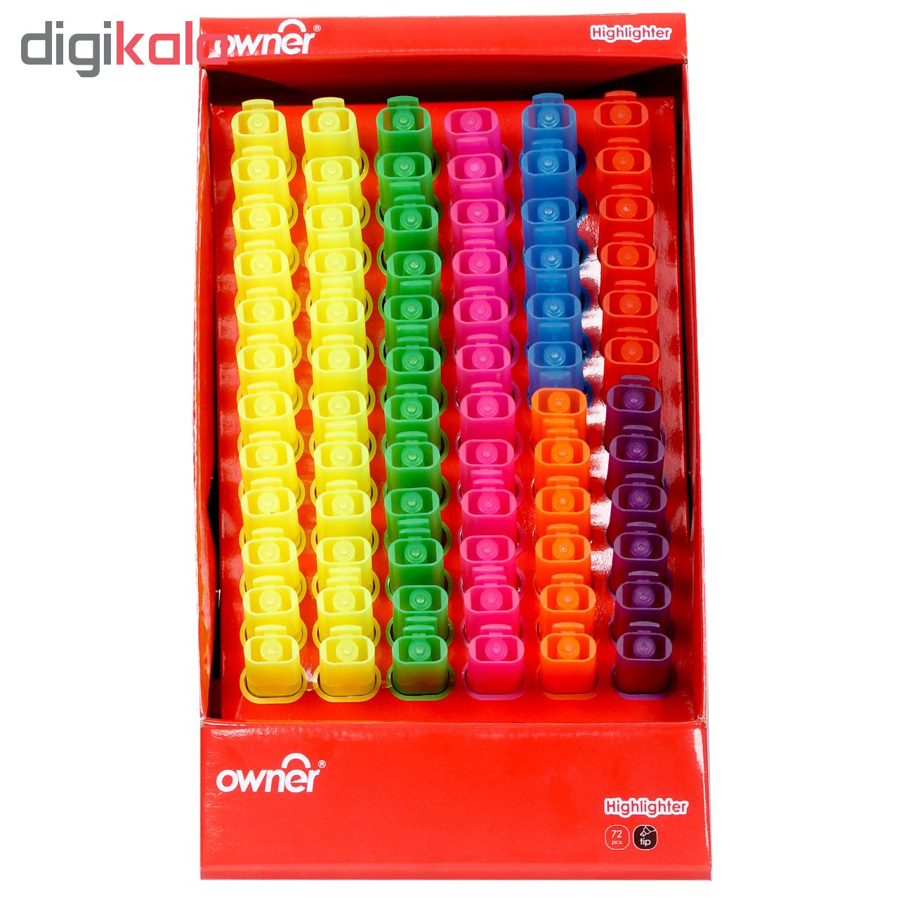 ماژیک علامت گذار اونر کد 1 بسته 72 عددی