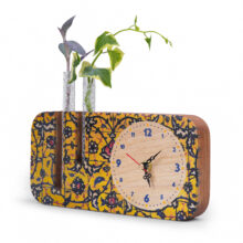 ساعت رومیزی راکورد مدل P-124B طرح زرین