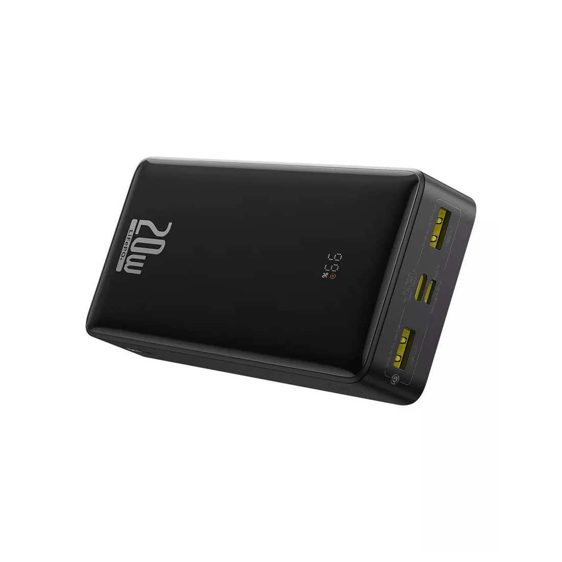 پاوربانک باسئوس مدل LiFePO4 ظرفیت 18400 میلی آمپر ساعت