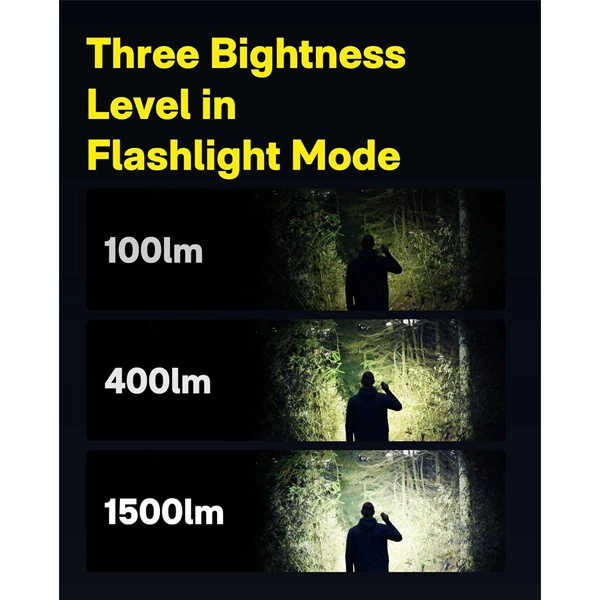 چراغ قوه شارژی هوتو مدل QWSDT005 با نور مهتابی