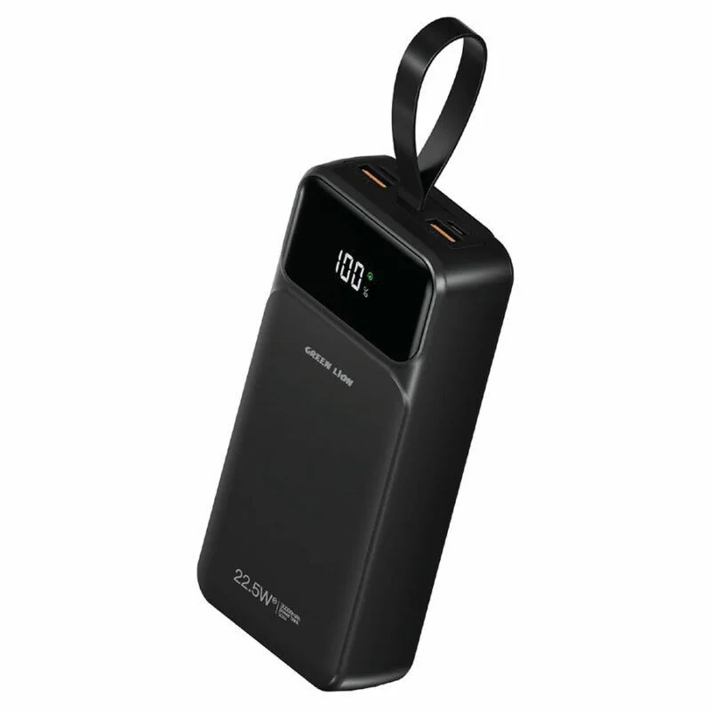 پاوربانک 22.5 وات گرین لاین مدل TANK 30000 mah ظرفیت 30000 میلی‌آمپرساعت