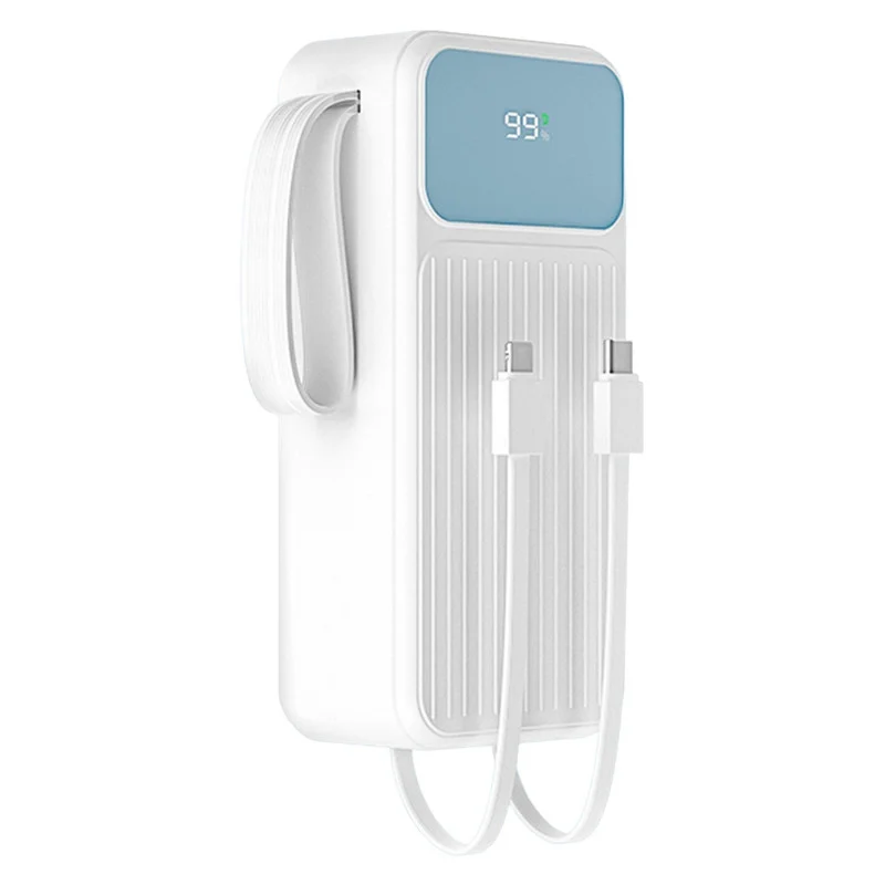 پاوربانک پی زد ایکس مدل V31 Fast Charge 22.5W Cabled ظرفیت 30000 میلی آمپر ساعت