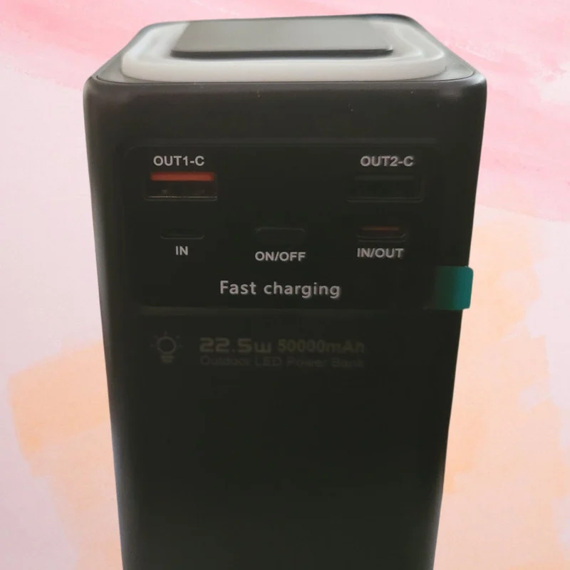 پاوربانک 22.5 وات مدل 22.5w- fast ظرفیت 50000 میلی‌آمپرساعت