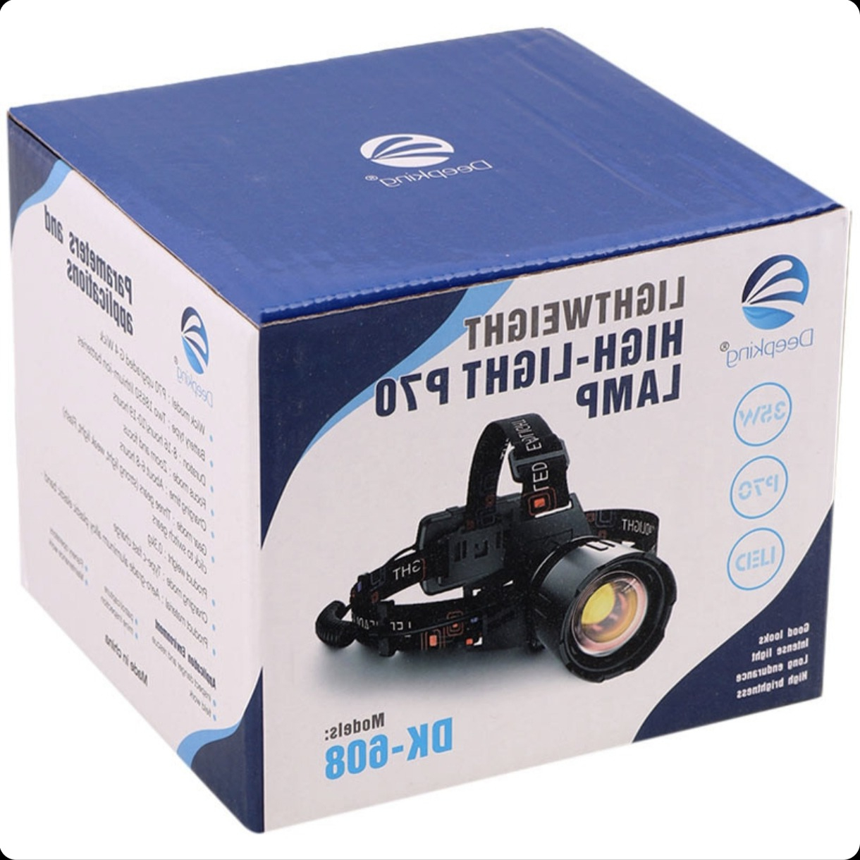 چراغ پیشانی دیپکینگ مدل DK.608 با نور مهتابی