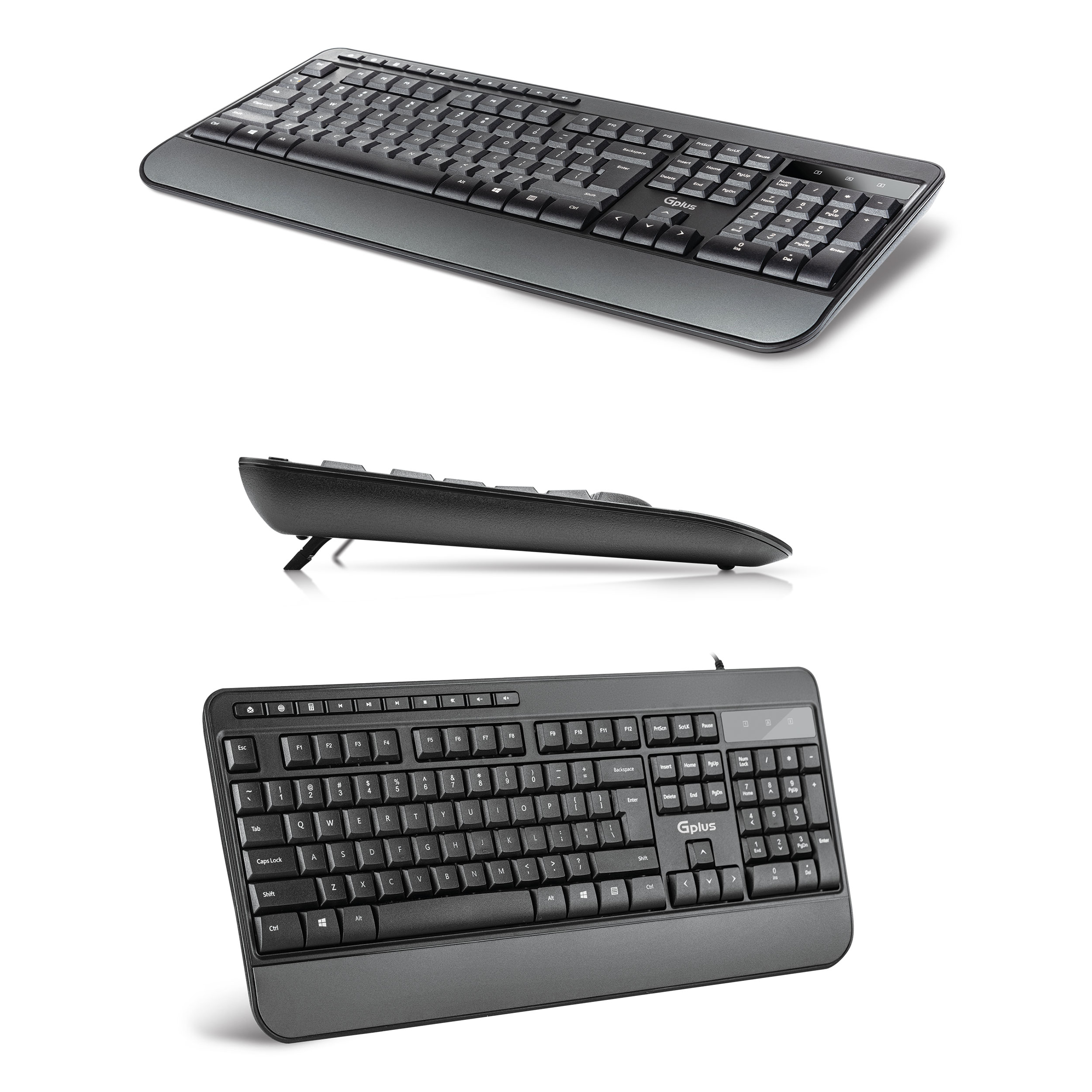 کیبورد و ماوس جی پلاس مدل GMK-C320W