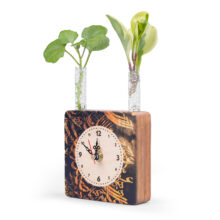 ساعت رومیزی راکورد مدل P-129H طرح سیاه مشق