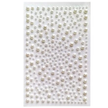 نگین صورت مدل چسبی مروارید بسته 300 عددی