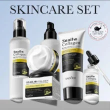 مجموعه مراقبت از پوست سادور مدل Snails and collagen مناسب برای انواع پوست بسته 5 عددی