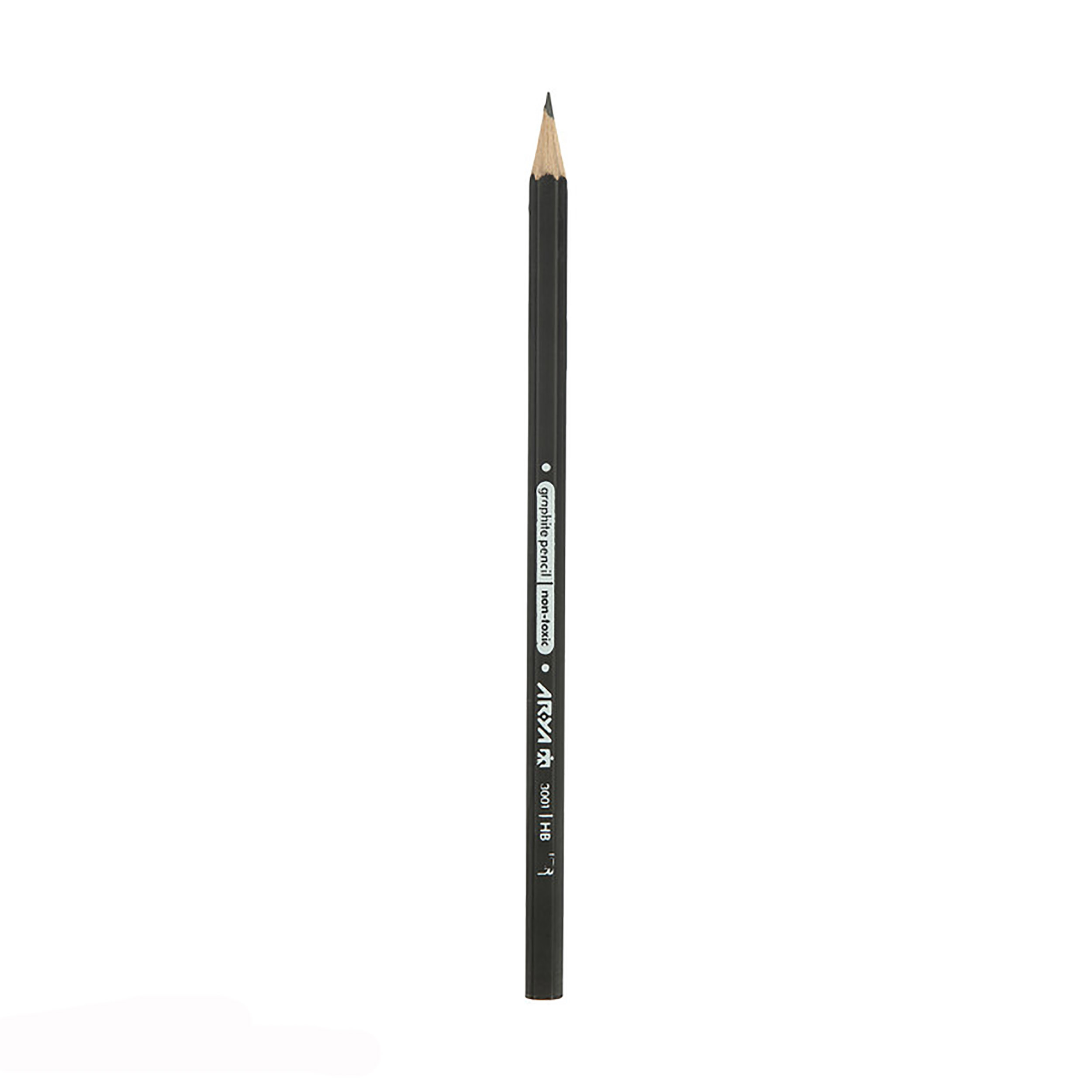 مداد مشکی آریا مدل 3001 بسته 5 عددی