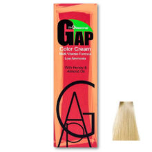 رنگ مو گپ سری طبیعی مدل بلوند خیلی روشن شماره 10.0