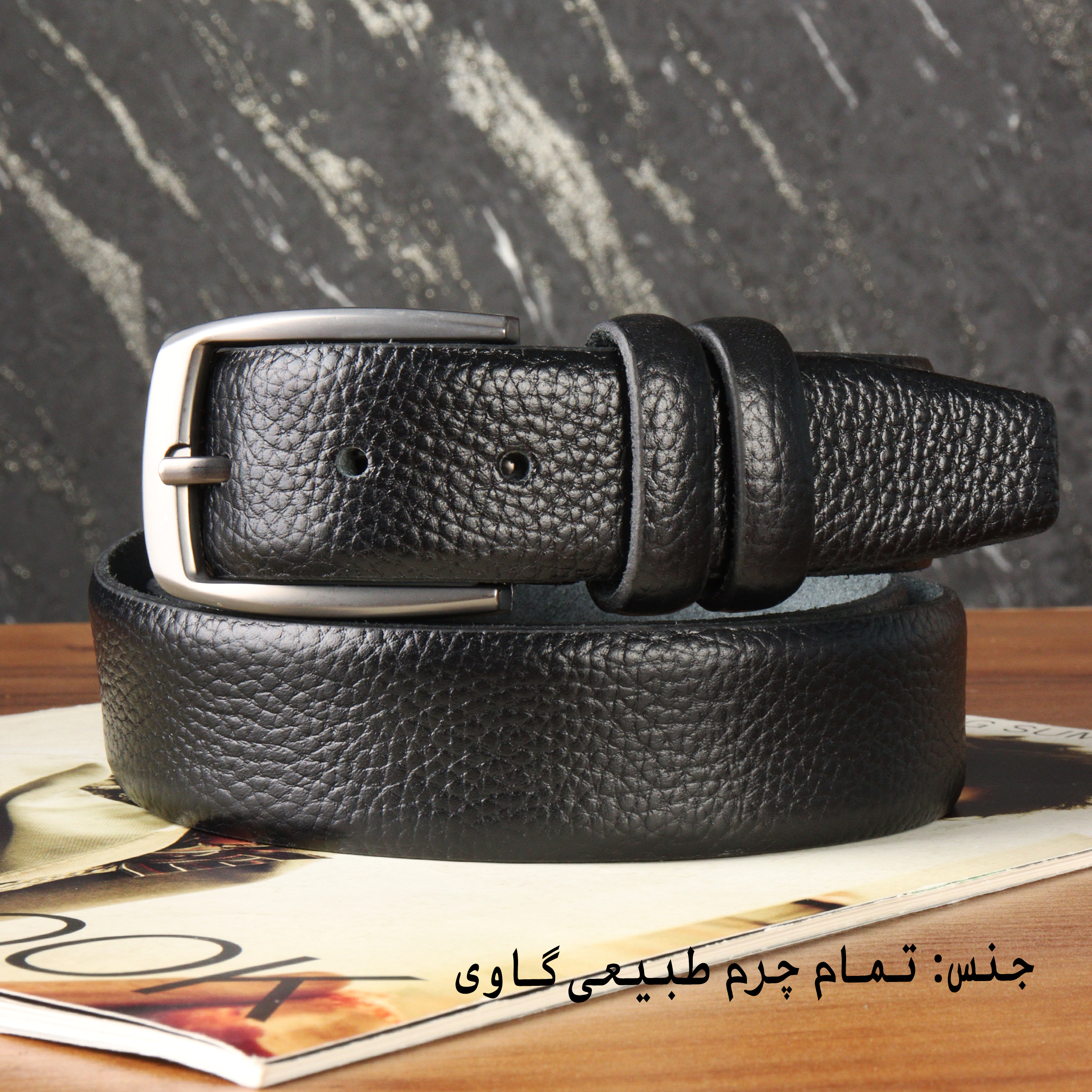 کمربند مردانه بیورا مدل چرم طبیعی کد K085