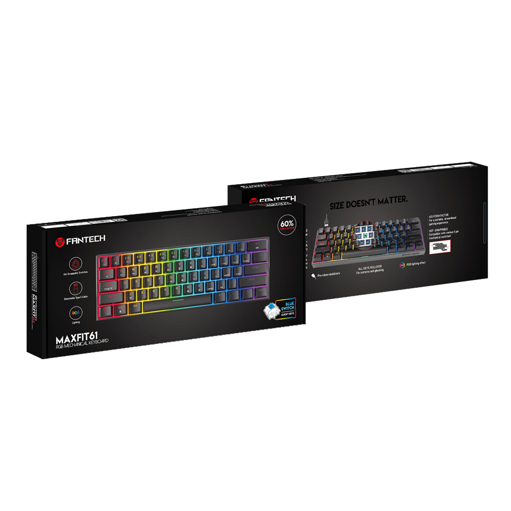 کیبورد مخصوص بازی فنتک مدل MAXFIT61 MK857