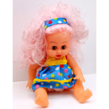 عروسک ناب سل مدل دخترک مو فرفری ارتفاع 30 سانتی متر