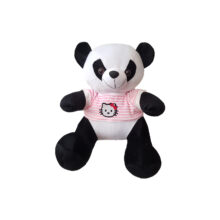 عروسک مدل پاندا طرح لباس دار ارتفاع 40 سانتی متر