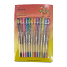 خودکار اکلیلی پاشا مدل میوه ای کد P-812 بسته 12 عددی