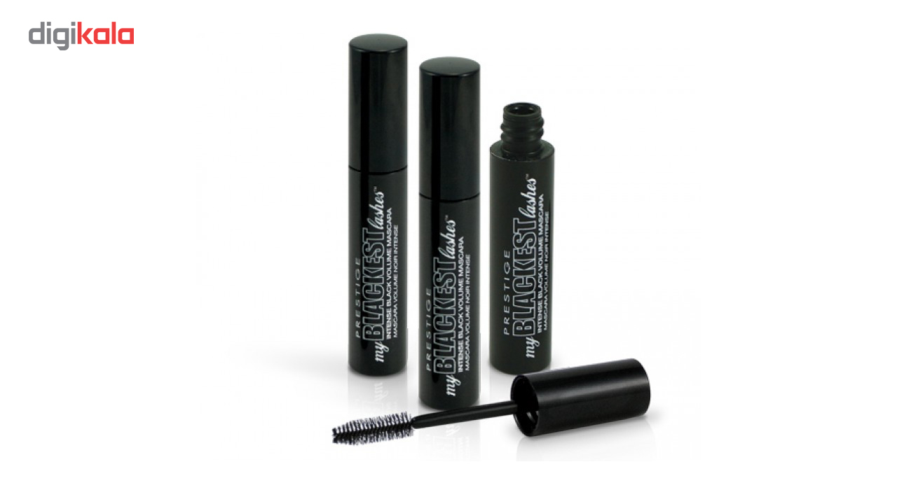 ریمل حجم دهنده و بلند کننده پرستیژ مدل BLACKEST VOLUME شماره MLB-01