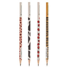 مداد مشکی Faber-Castel طرح حیوانات - بسته 4 عددی