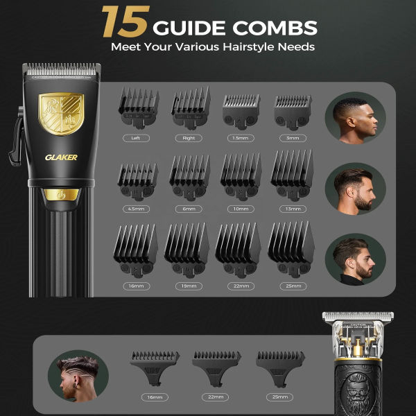 ماشین اصلاح موی سر و صورت گلاکر مدل 6026+1019 مجموعه دو عددی