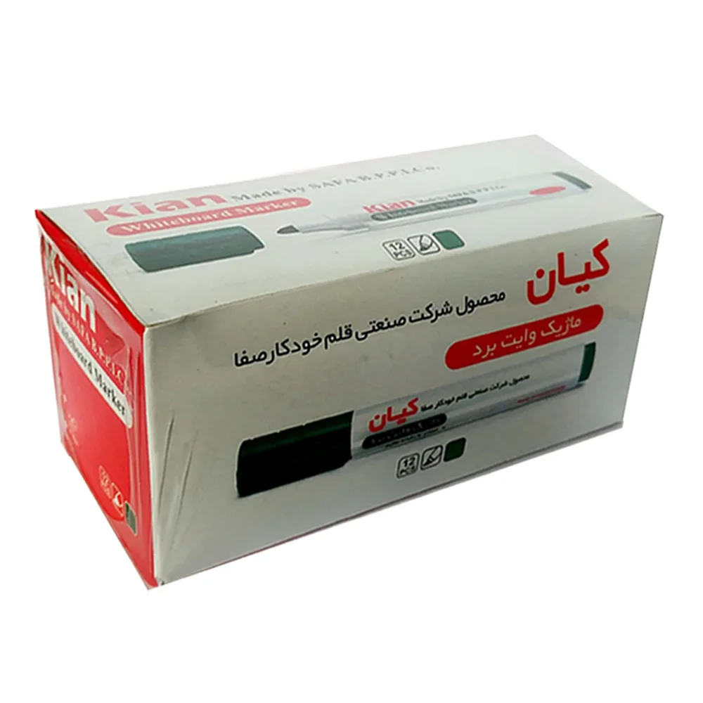 ماژیک وایت برد کیان کد D4236 بسته 12 عددی