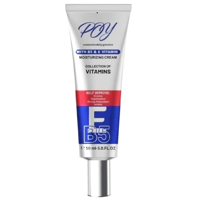 کرم مرطوب کننده پوست پی او وای مدل ویتامین E و B5 مناسب برای انواع پوست حجم 50 میلی لیتر کرم مرطوب کننده پوست پی او وای مدل ویتامین E و B5 مناسب برای انواع پوست حجم 50 میلی لیتر