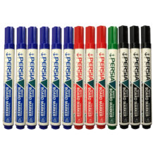 ماژیک وایت برد پرشیا مدل سر تخت کد 450 بسته 12 عددی