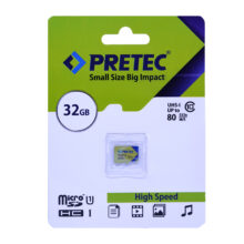 کارت حافظه microSDXC پریتک مدل small کلاس 10 استاندارد UHS-I U1 سرعت 80MBps ظرفیت 32 گیگابایت
