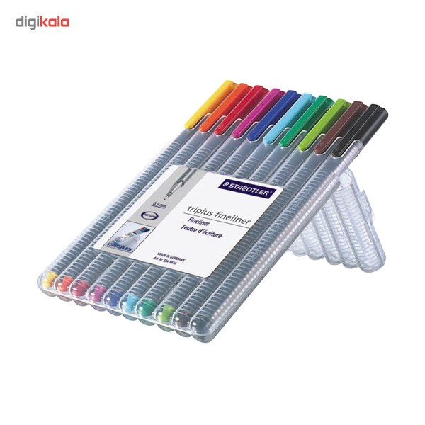 روان نویس 10 رنگ استدلر مدل Triplus Fineliner