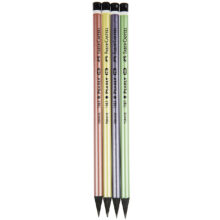 مداد مشکی فابر کاستل مدل Pearly - بسته 4 عددی