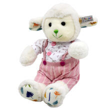 عروسک پولیشی ناب سل مدل ببعی جلیقه پوش ارتفاع 40 سانتی متر