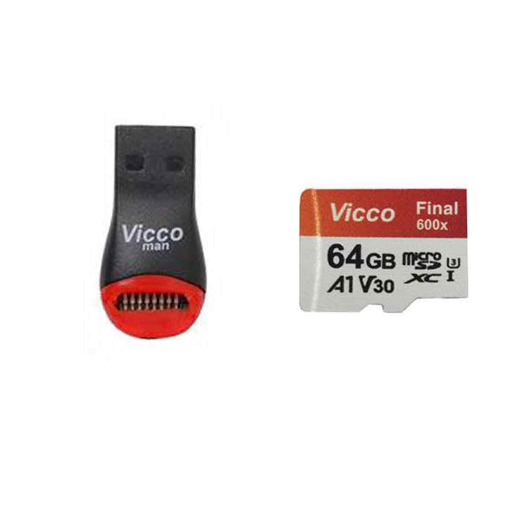 کارت حافظه microSDXC ویکومن مدل Final 600x کلاس 10 استاندارد UHS-I U3 سرعت 90MBps ظرفیت 64 گیگابایت