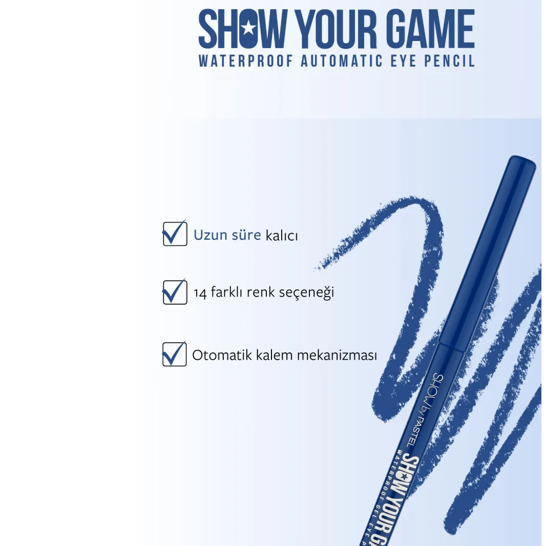 مداد چشم پاستل مدل SHOW YOUR GAME شماره 413