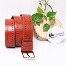 کمربند مردانه مدل چرم طبیعی