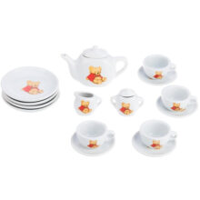 مجموعه 17 پارچه چایخوری Porcelain طرح خرس کد 8889B