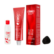 رنگ مو فور گیرلز سری طبیعی شماره N5 حجم 120 میلی لیتر رنگ قهوه ای روشن به همراه اکسیدان