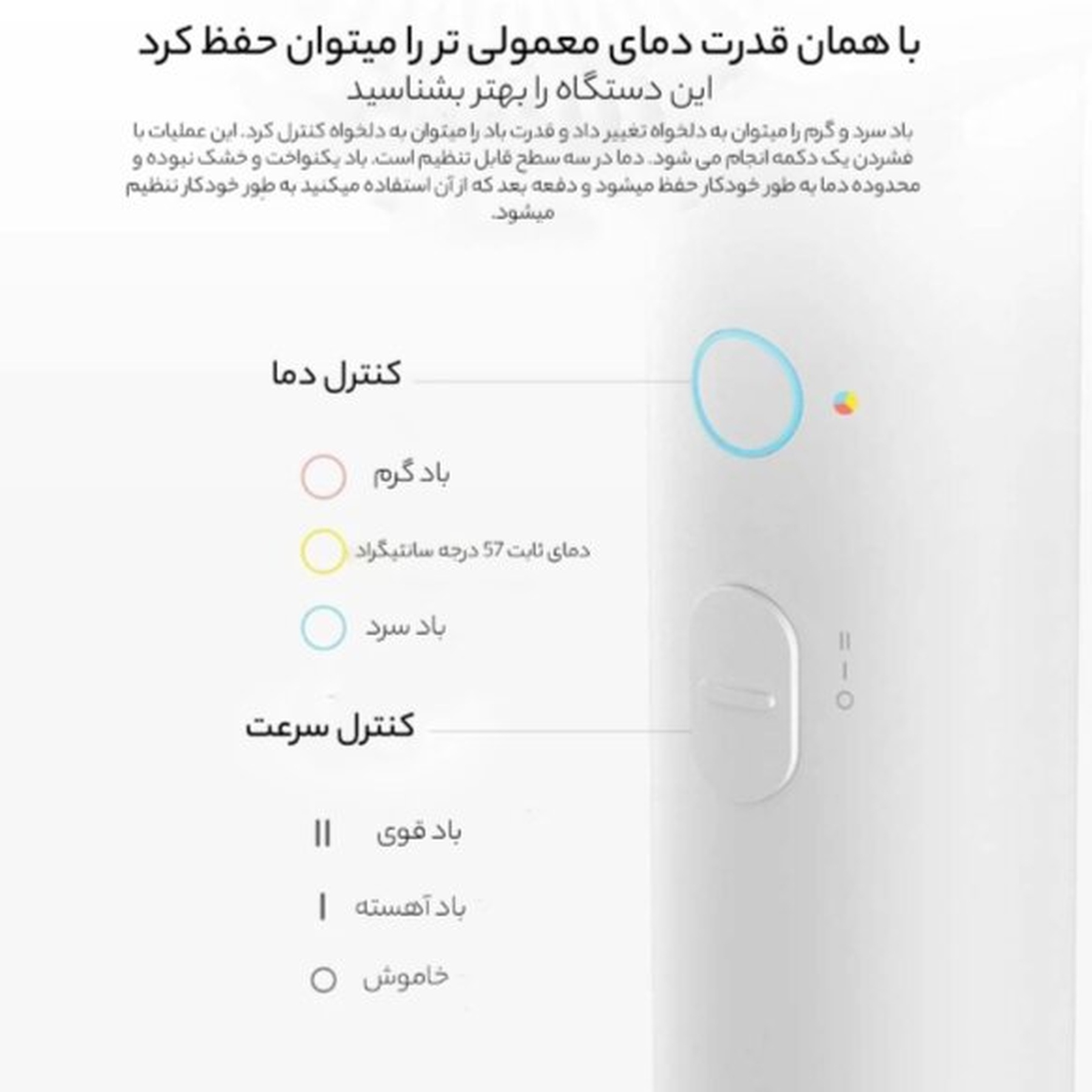 سشوار شیائومی مدل Mi Ionic H300