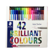 روان نویس استدلر مدل Triplus fineliner Brilliant Colours New بسته 42 عددی